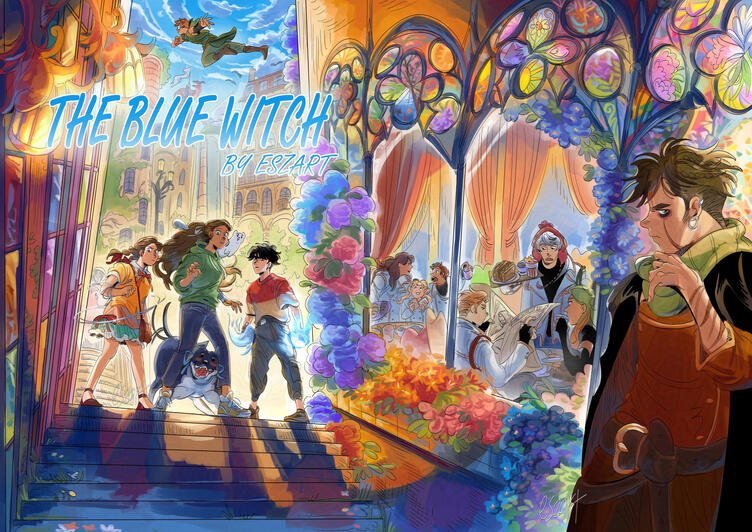 the blue witch new cover